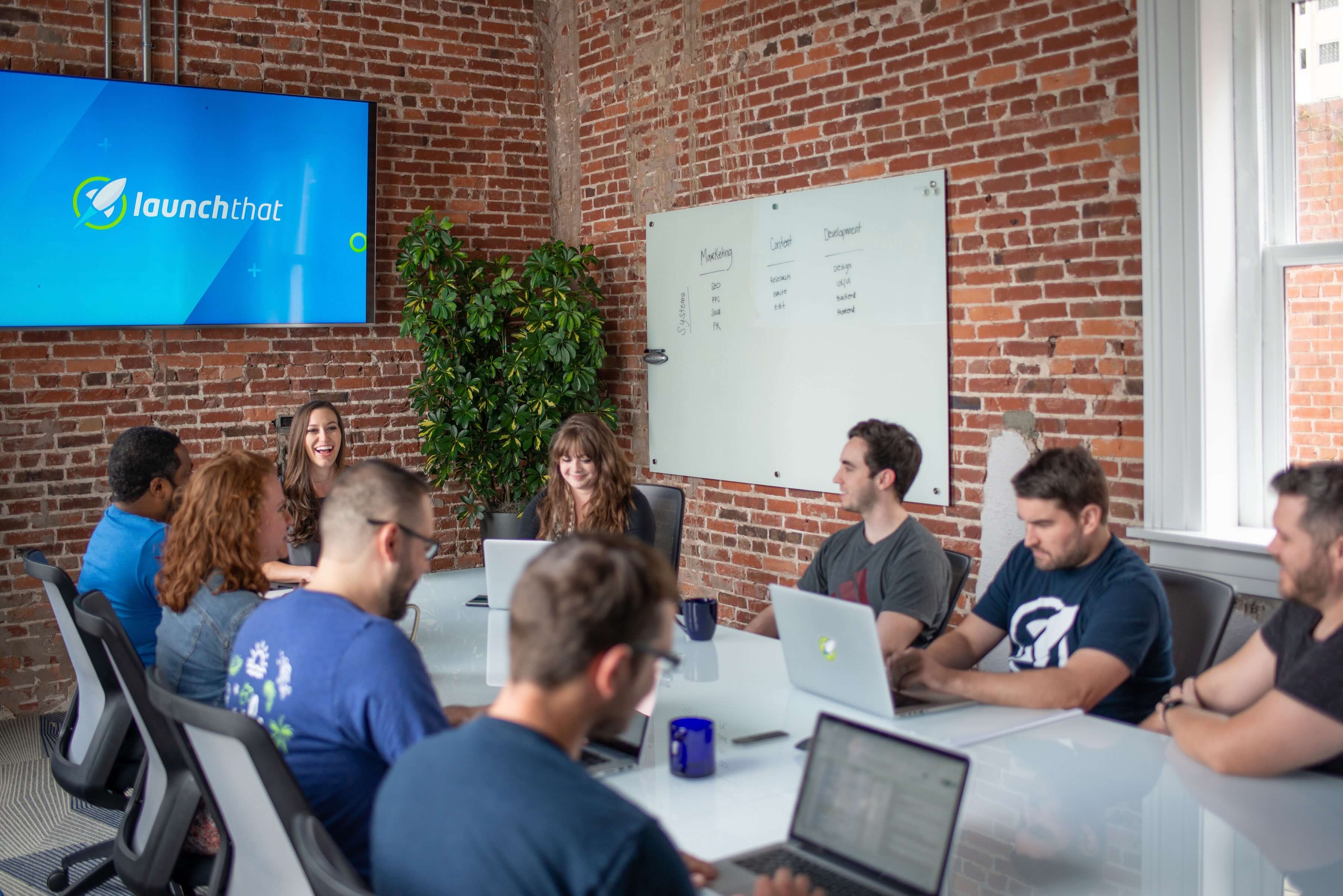 Launch That team meeting in the office
