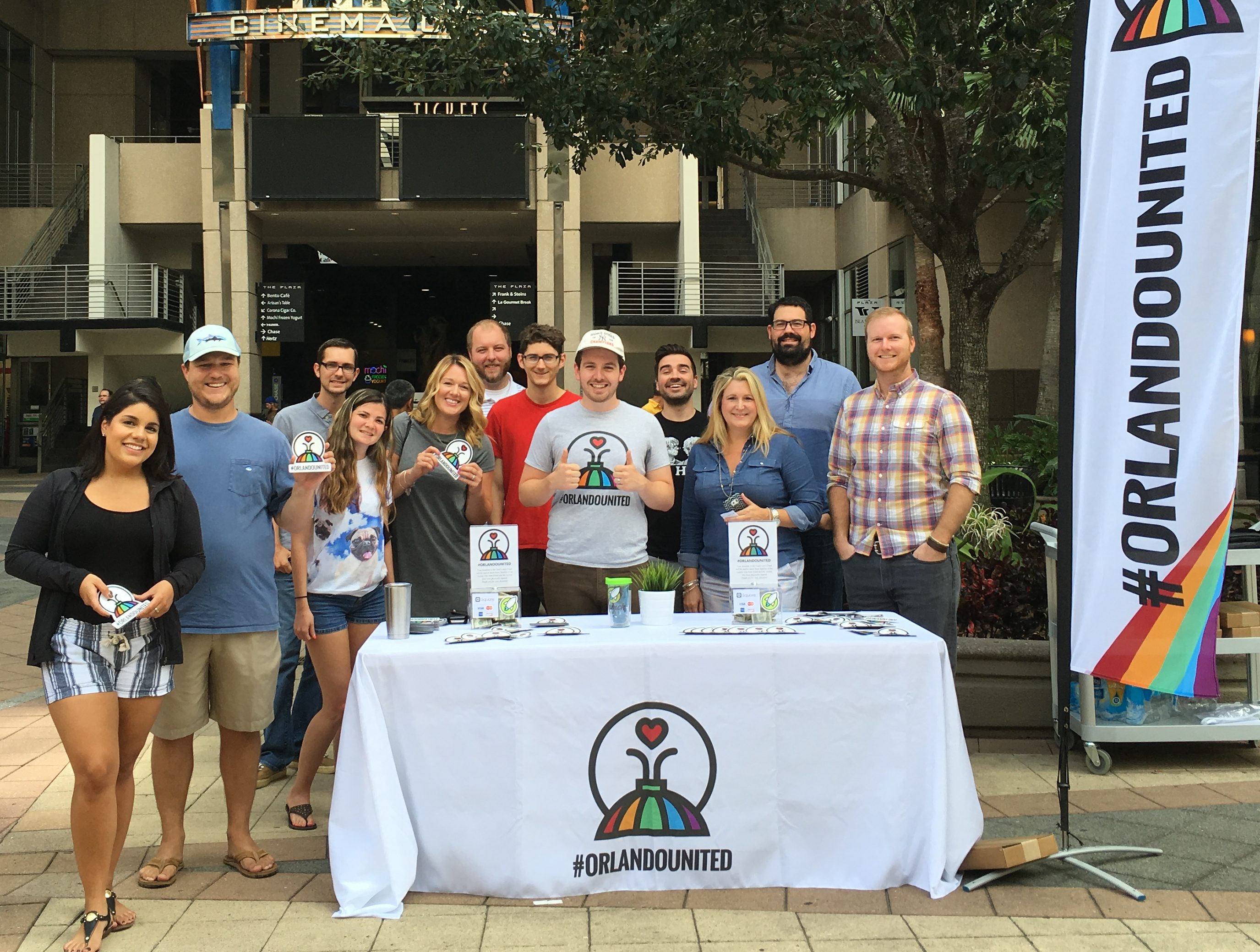 Launch That team at a community event table